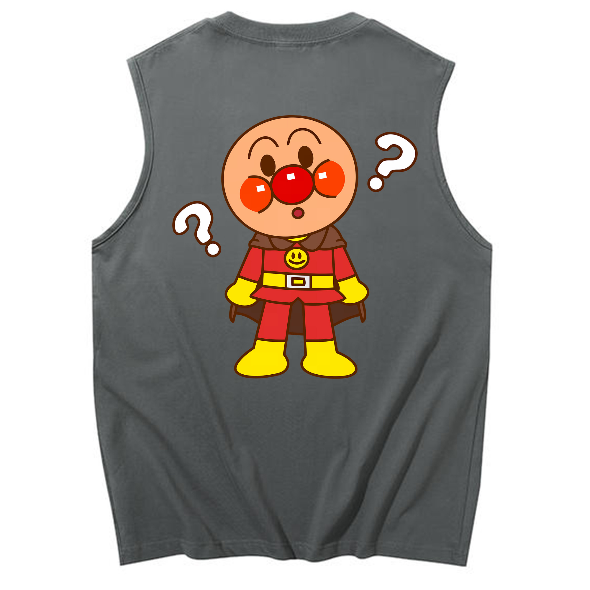 （画像用） アンパンマン Anpanman コットン100％タンクトップ（背面プリント）